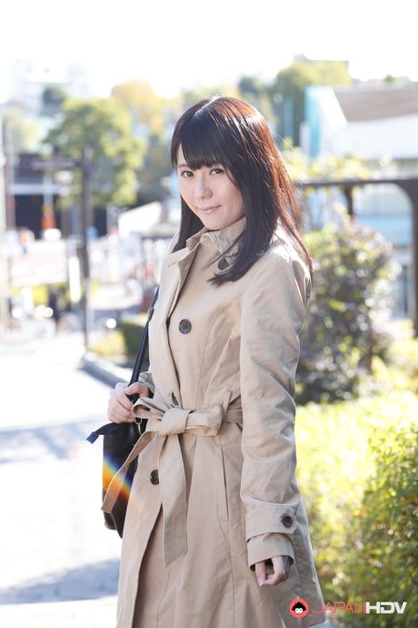 Wonderful Asian girl Mai Araki gets naked on a balcony before a vaginal fuck