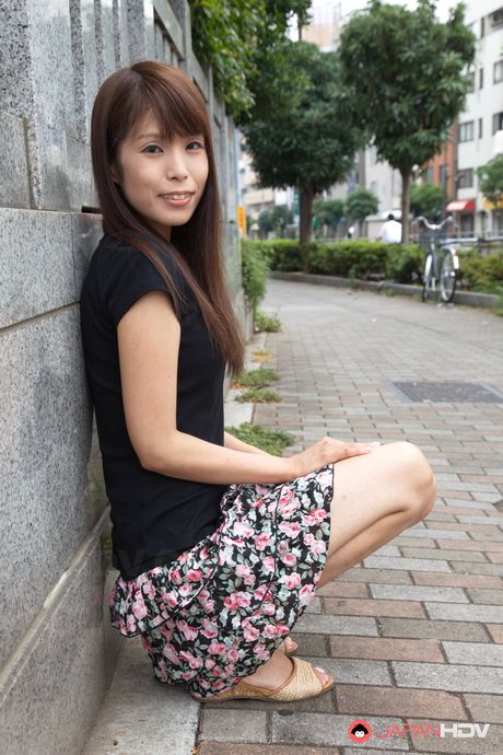 Asian covergirl Haruka Nakamura bares her body before masturbating