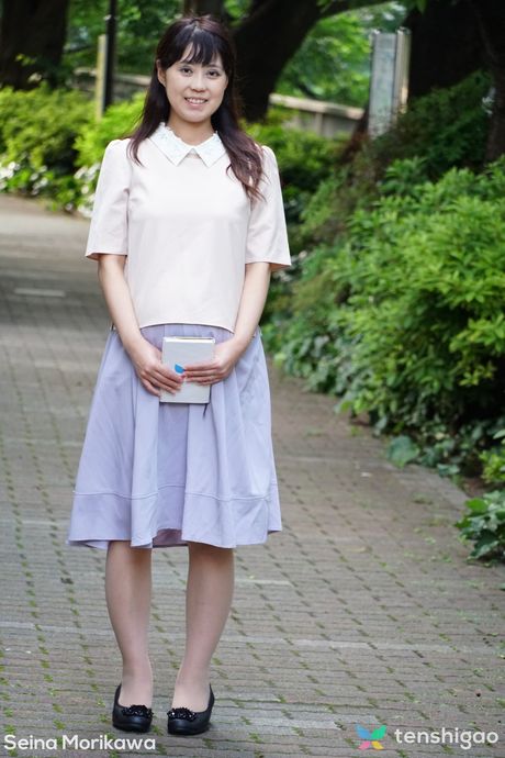 Asian cutie Siena Morikawa highlights her huge tits and goes naked for the camera outdoors