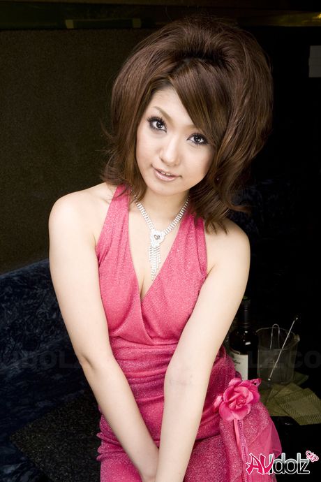 Asian MILF Saaya Hazuki demonstrates her big melons and toys her pussy