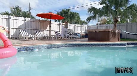 Dark-Haired american doll Callie Black gets her twat stuffed with a dick in the bathroom