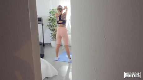 Blonde Marica Chanelle gets her huge tits and ass fucked by a horny guy