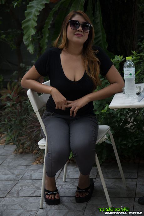 Asian babe Bailey gets her hairy pussy fucked by a horny ghost