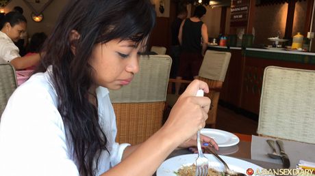 Striking Asian Linda gets her twat filled with a dick and creampied