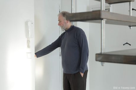 Blonde czech babe Karol Lilien gets her twat eaten out and dicked by a grandpa