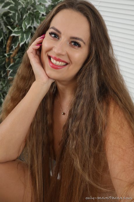 Wonderful polish beauty Monika Lara Smith exposes her nice ass and pussy in a solo