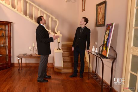 Hardcore BDSM threesome with submissive Alysa Gap getting fucked