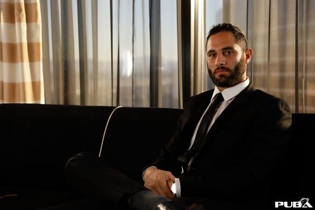 Blonde american Mom Samantha Saint takes a cumshot on her large boobs after a fuck