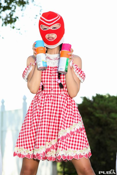 Superb japanese ebony Marica Hase gets her hot pussy filled with a black dick