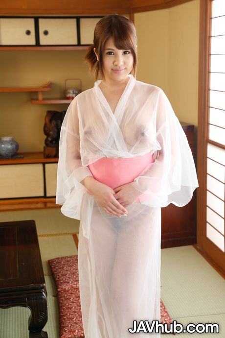 Asian doll Rina Misuzu gets her pussy eaten out and dicked by a white dude