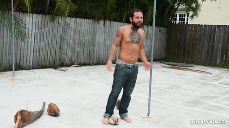 Curvy-Chested american black babe Adriana Maya gets her twat filled with a white dick