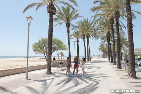 Beautiful Latina Venus Afrodita gets her big booty and pussy fucked outdoors