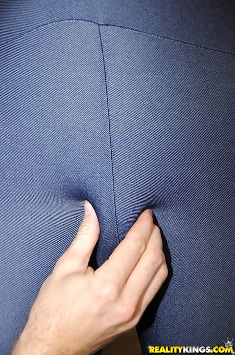 Blonde american Mommy Karen Fisher gets her big melons and ass fucked by a young stud