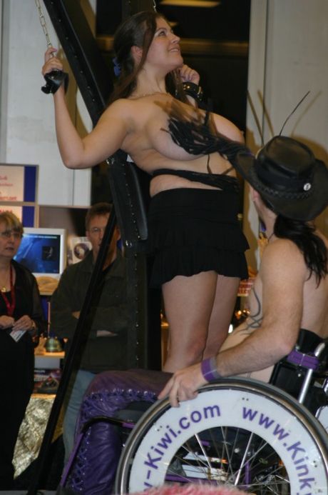 Big-Breasted british Milf Denise Davies gets her huge tits and ass fucked in a hot BDSM scene