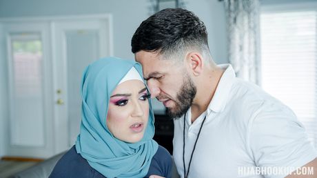 Beautiful Latina Violet Gems gets her pussy eaten out and fucked by a cute guy