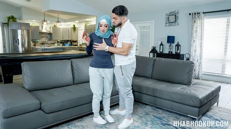 Beautiful Latina Violet Gems gets her pussy eaten out and fucked by a cute guy