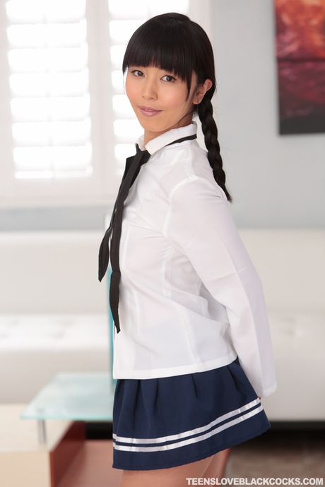 Schoolgirl Marica Hase gets her pussy filled by a black dick