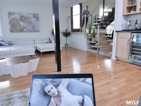 Busty american,greek pornstar Sheena Ryder gets her amazing racks and pussy fucked in the gym