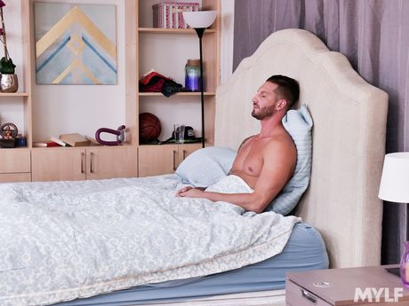 Lovely american pornstar Riley Reyes gets her pussy filled with a big dick