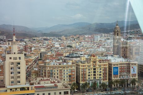 Skinny teen Milla strips to her glasses and goes naked by a window